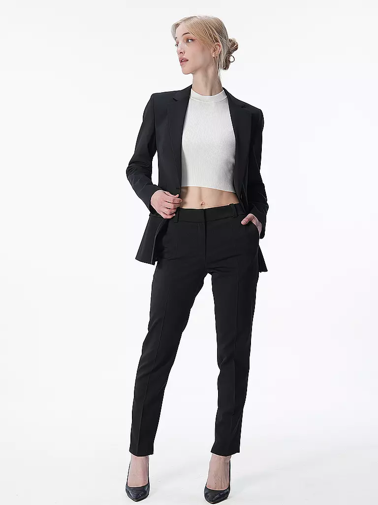HUGO | Pantalon de tailleur HETANA | schwarz