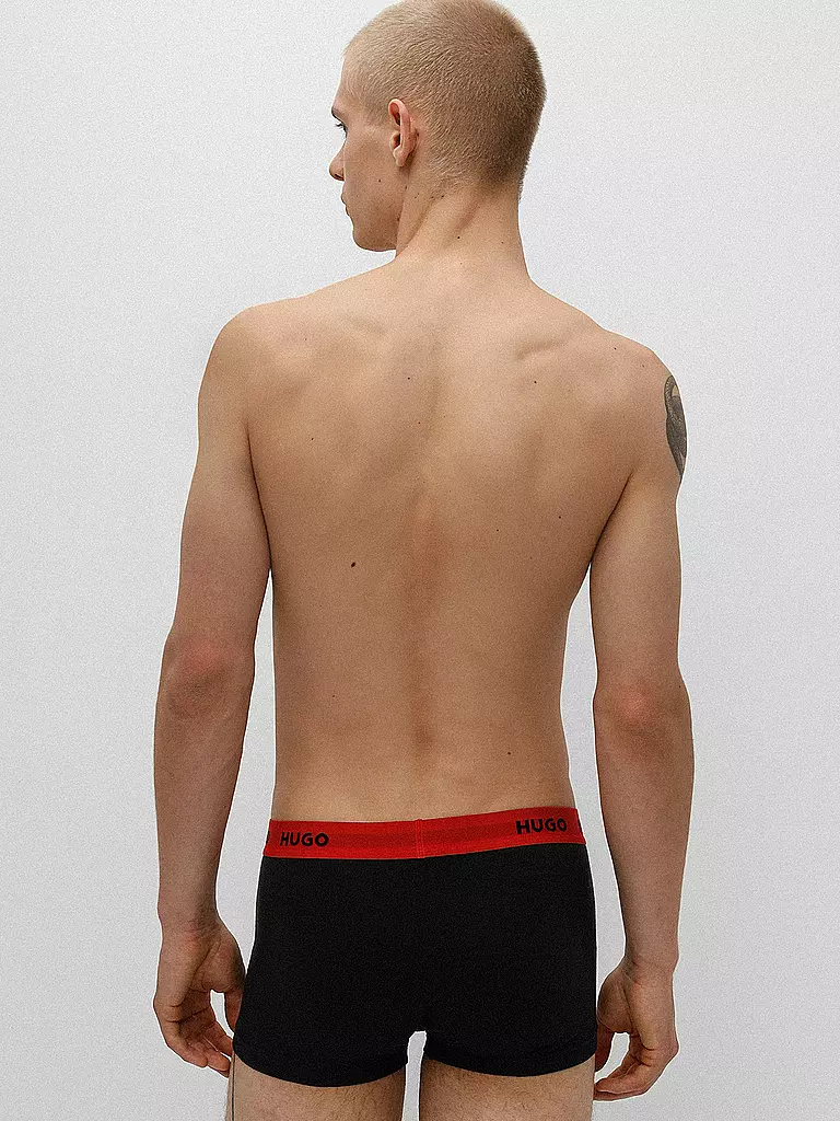 HUGO | Pants lot de 3 noir rouge | 