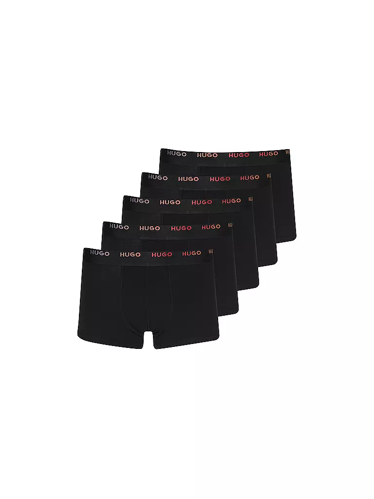 HUGO | Pants lot de 5 RAINBOW noir | schwarz
