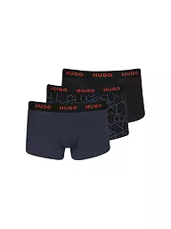 HUGO | Pants lot de 3 noir rouge | Bleu