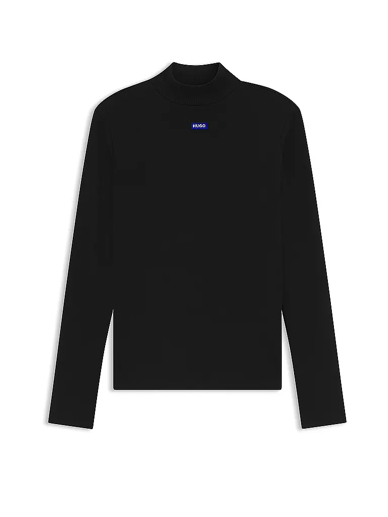 HUGO | Pull à col roulé | schwarz