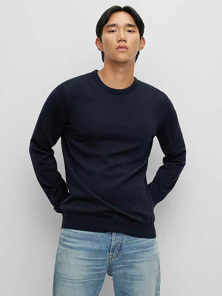 HUGO | Pullover CERDIC | Bleu foncé