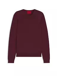 HUGO | Pullover SAN CEDIRC | Rouge foncé