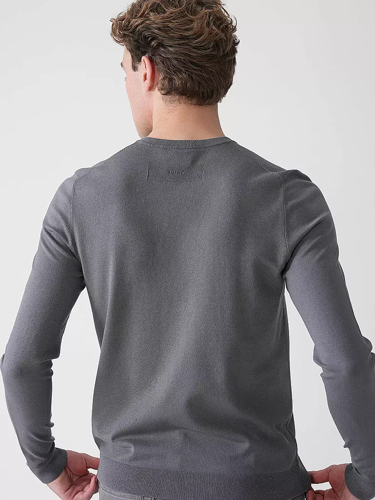 HUGO | Pullover SAN CODY | grau