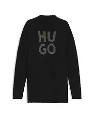 HUGO | Pullover SLOGUIS | Noir