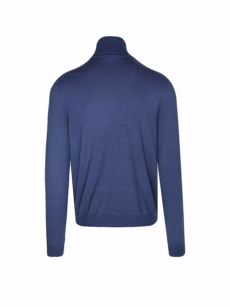 HUGO | Rollkragenpullover SAN THOMAS | Bleu