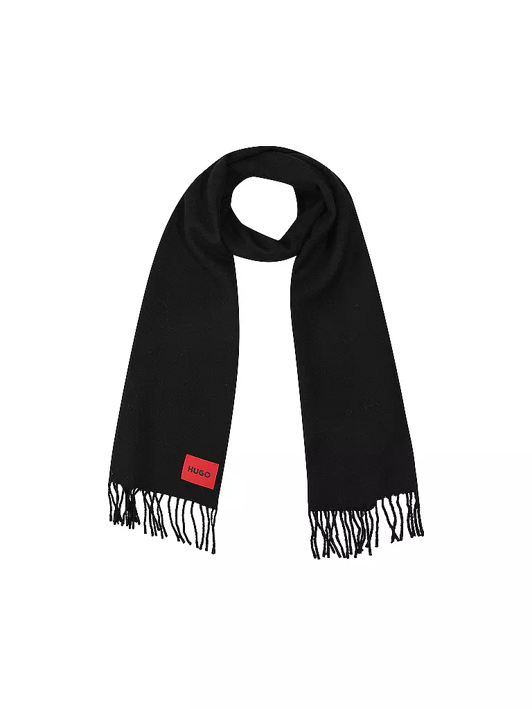 HUGO | Schal JUSTER_35 | Noir