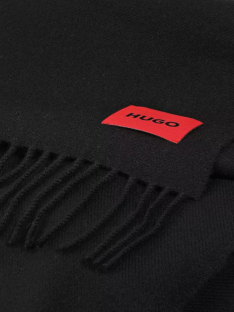 HUGO | Schal JUSTER_35 | Noir