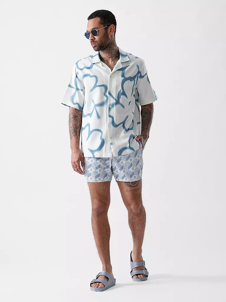 HUGO | Short de bain RIK | blau