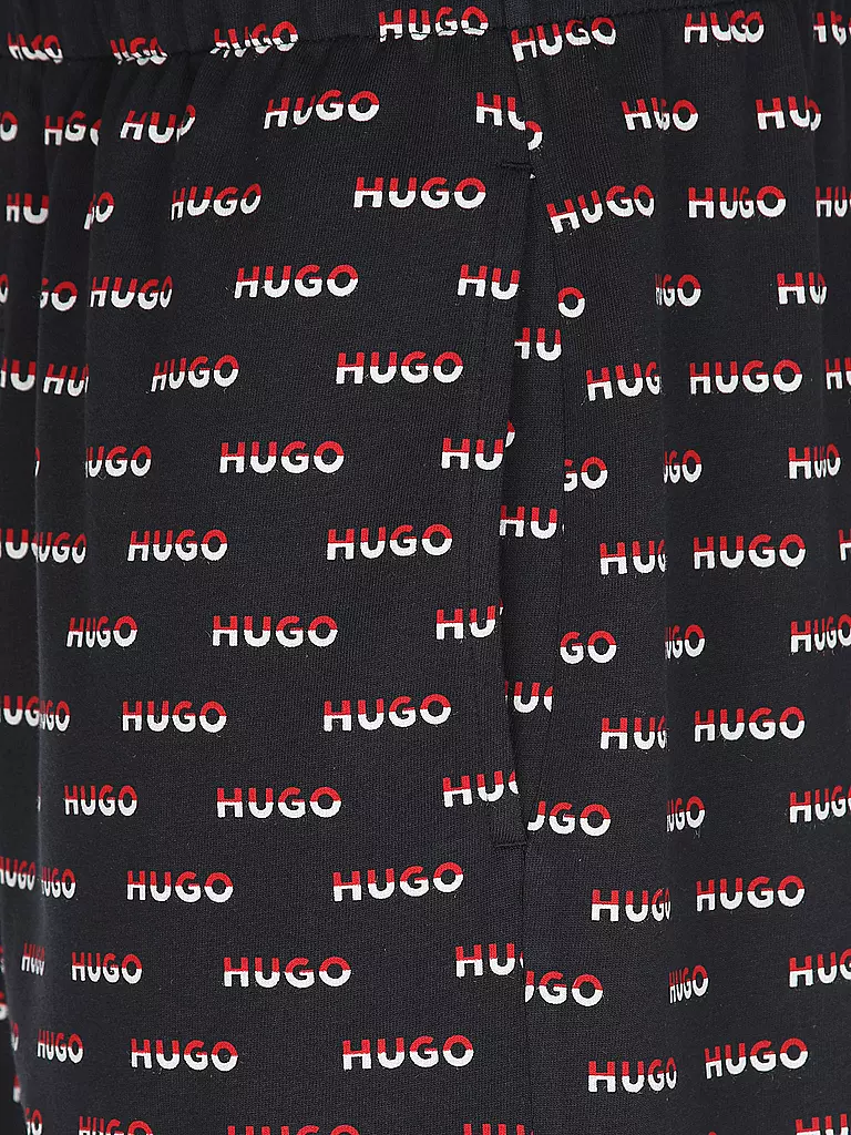 HUGO | Short de détente SPLIT | Noir