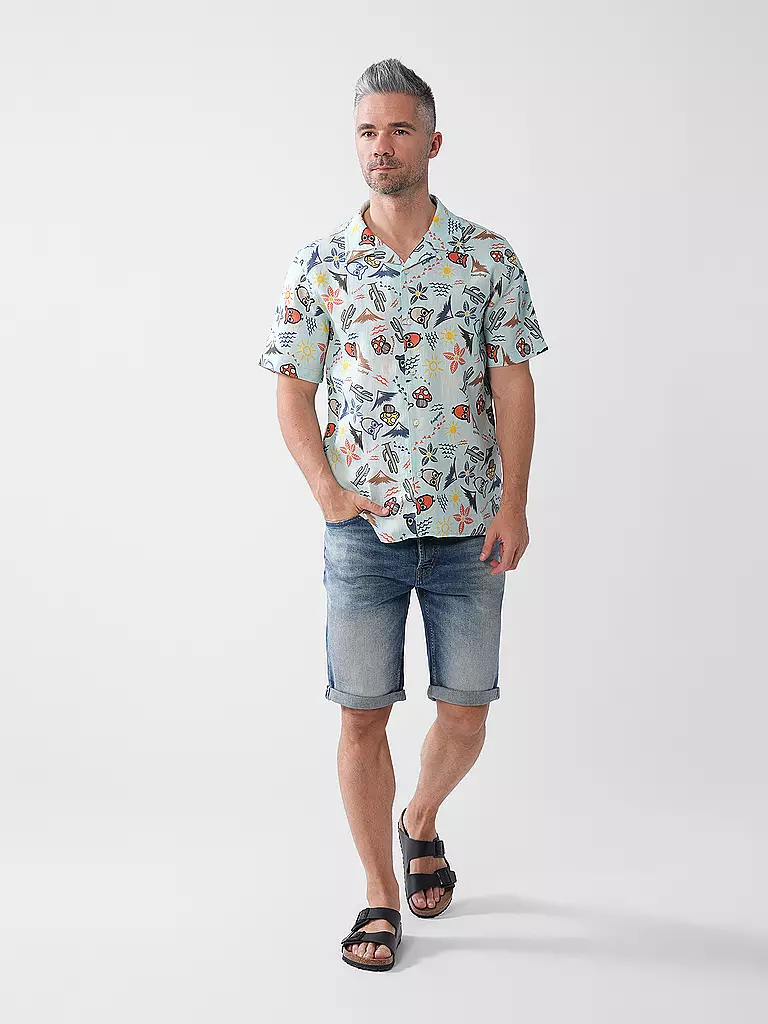HUGO | Short en jean | blau
