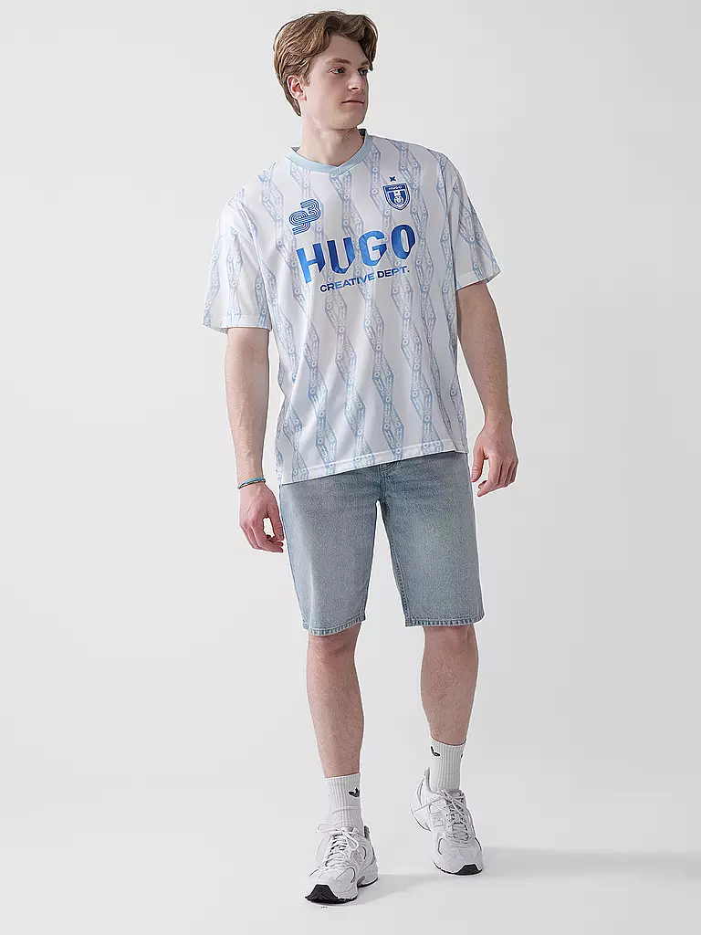 HUGO | Short en jean | Bleu clair