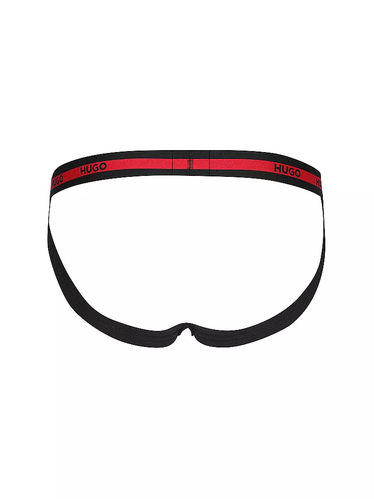 HUGO | Slips JOCKSTR lot de 3 rouge vif | rot