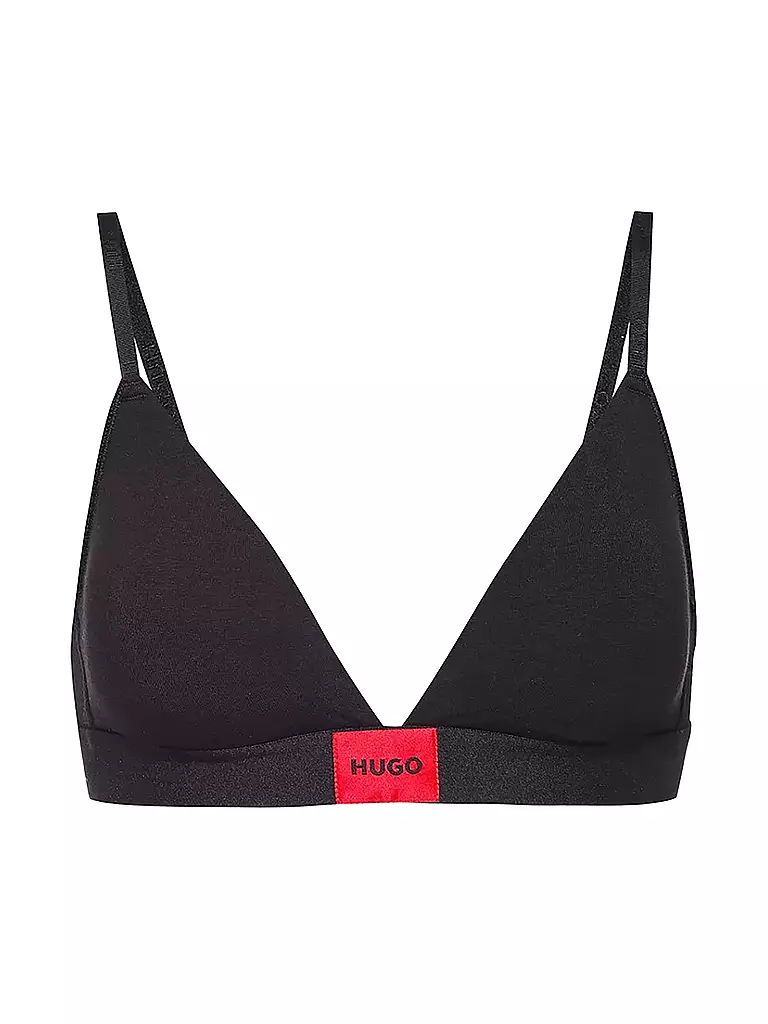 HUGO | Soutien-gorge triangle Red Label noir | schwarz