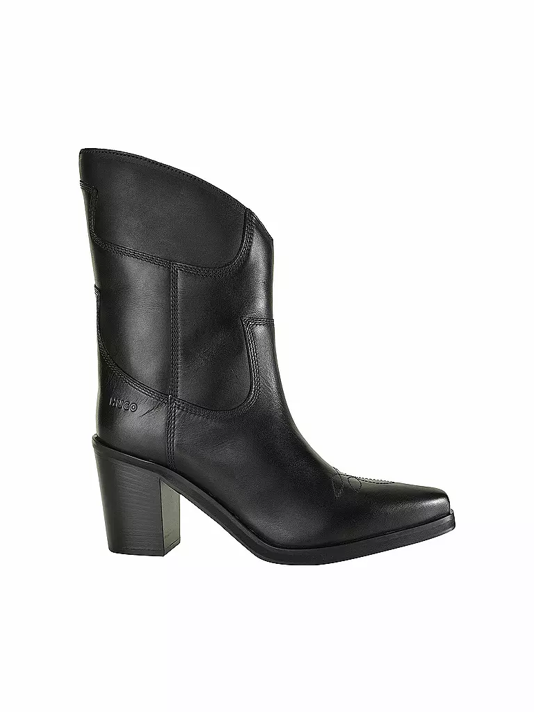 HUGO | Stiefel MILEYHEEL BOOTIE 70 | Noir