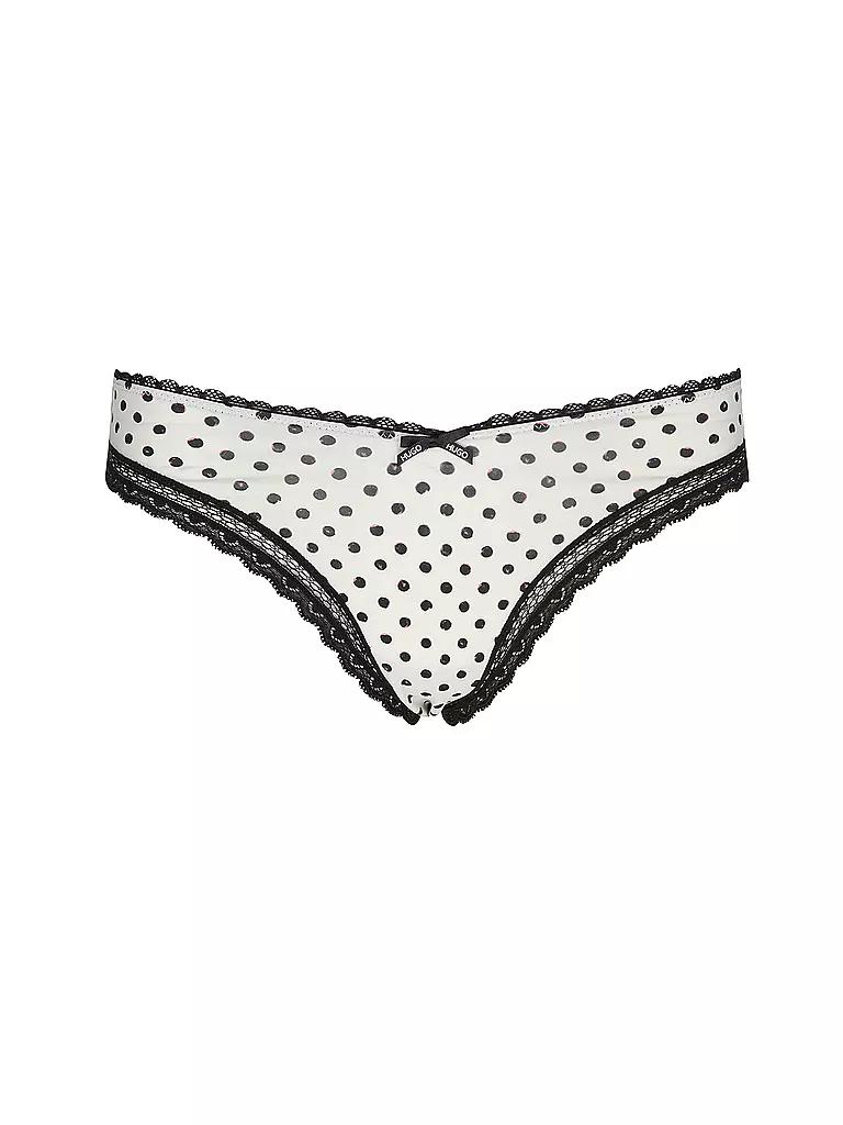 HUGO | String ouvert blanc | creme