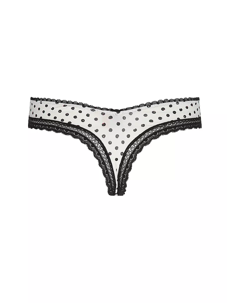 HUGO | String ouvert blanc | creme