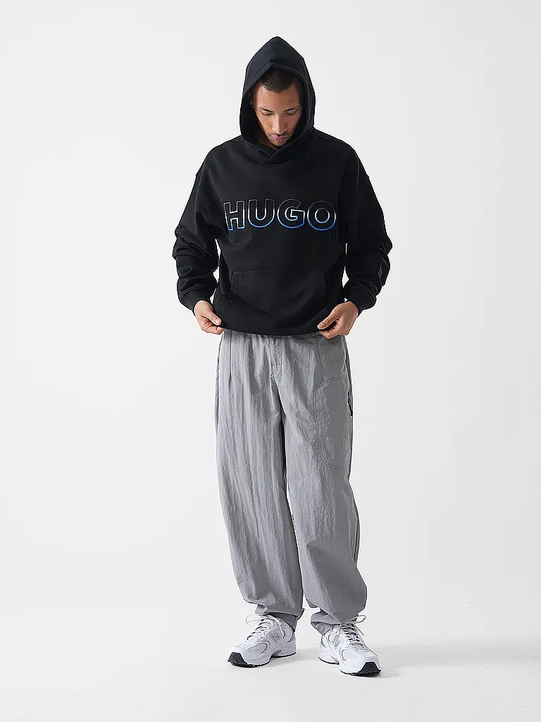 HUGO | Sweat à capuche - Hoodie NOGUDI | schwarz