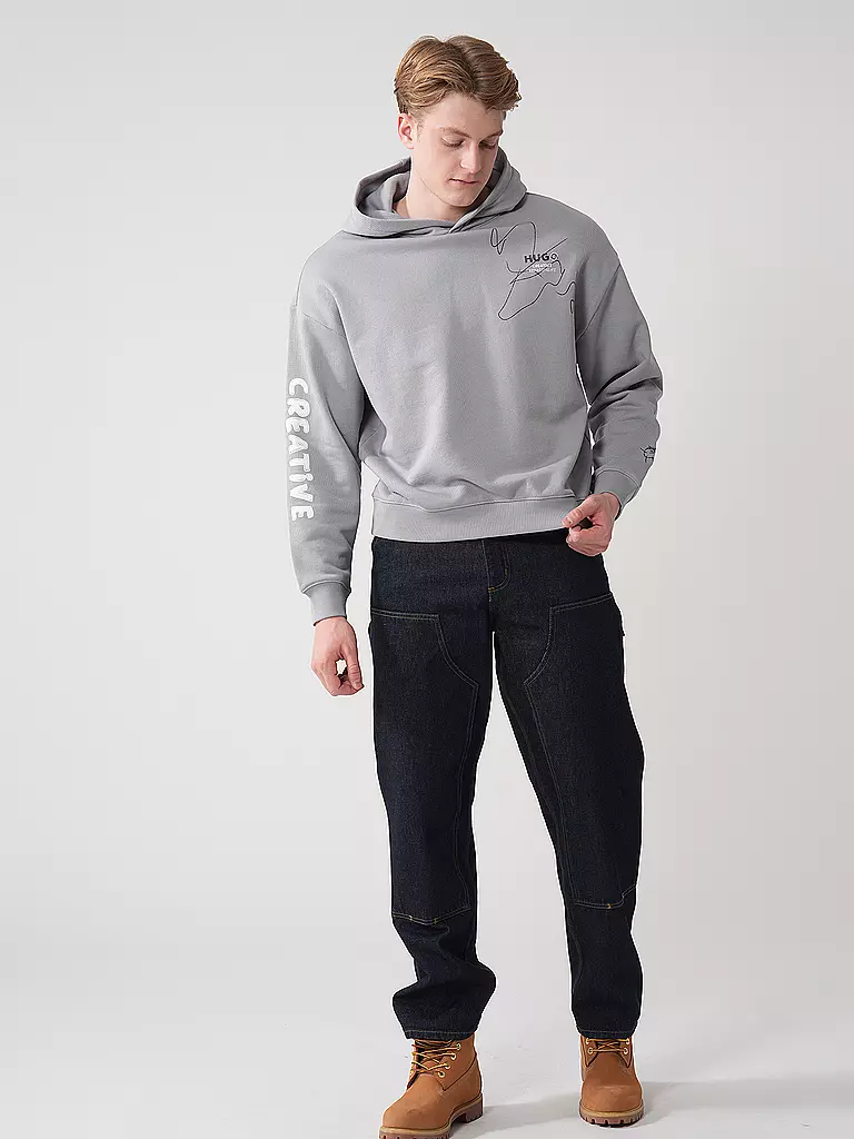 HUGO | Sweat à capuche - Hoodie | hellgrau