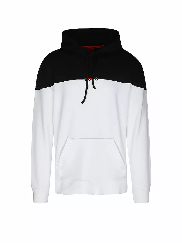 HUGO | Sweat à capuche de détente - Hoodie AMSTERDAM | schwarz