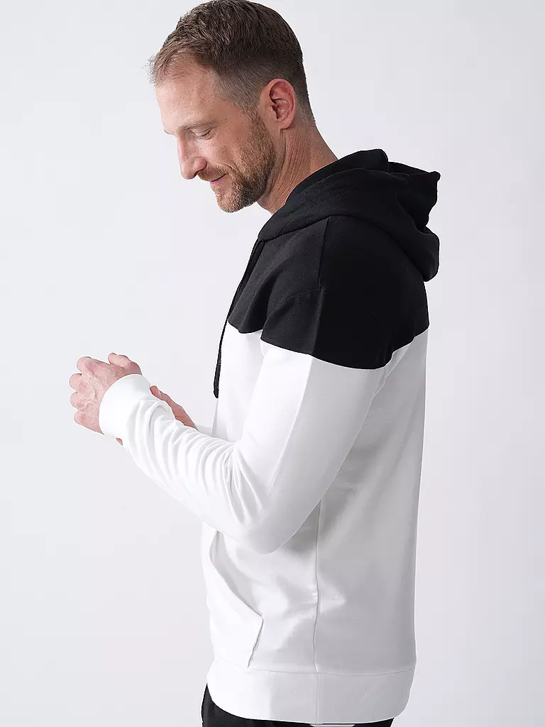 HUGO | Sweat à capuche de détente - Hoodie AMSTERDAM | schwarz