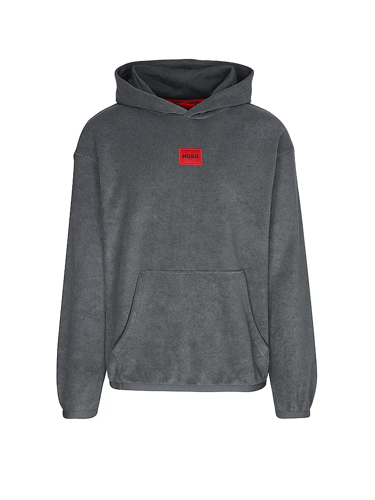 HUGO | Sweat à capuche de détente - Hoodie TERRY | Gris