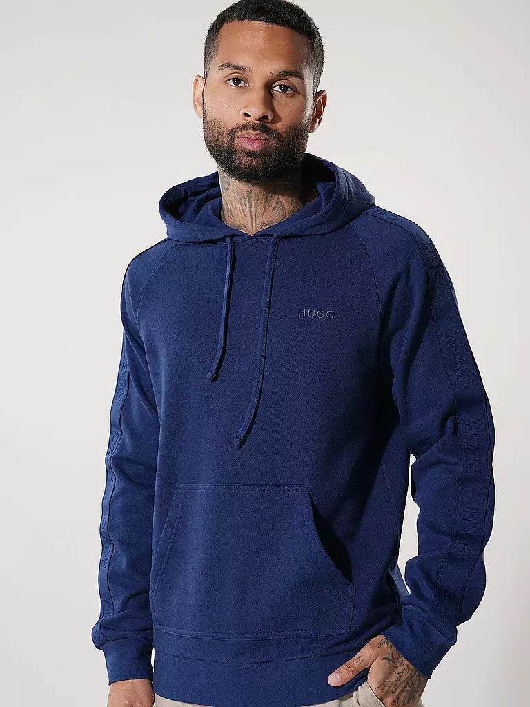 HUGO | Sweat à capuche Loungewear - Hoodie | Bleu foncé