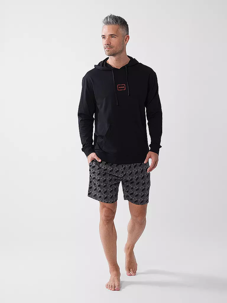 HUGO | Sweat-shirt de détente LAZE | schwarz