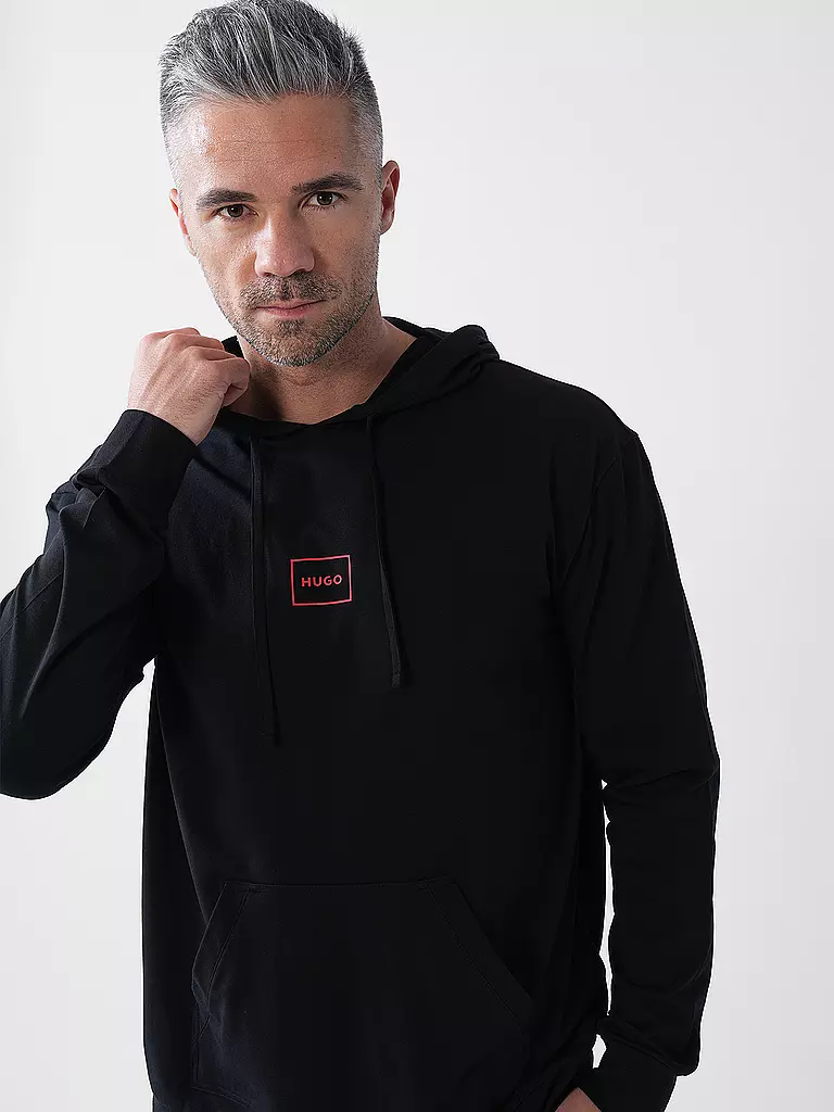 HUGO | Sweat-shirt de détente LAZE | schwarz