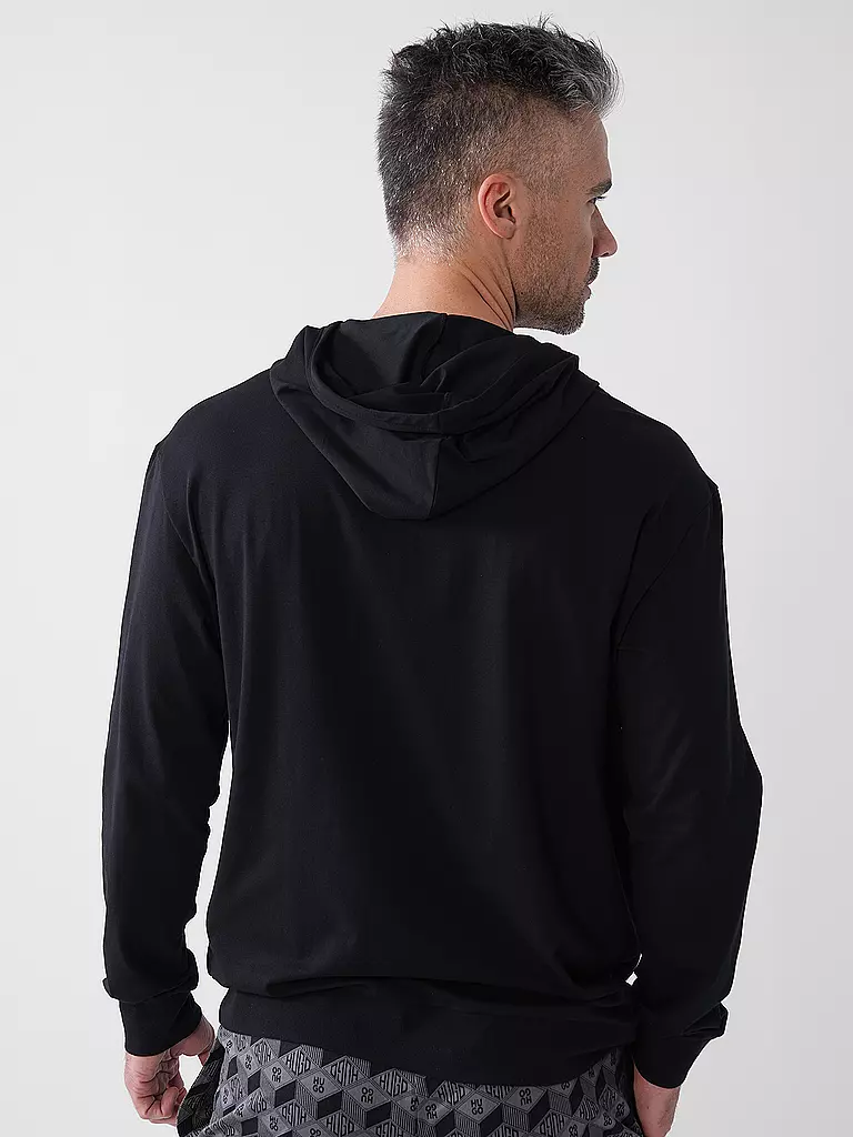 HUGO | Sweat-shirt de détente LAZE | schwarz