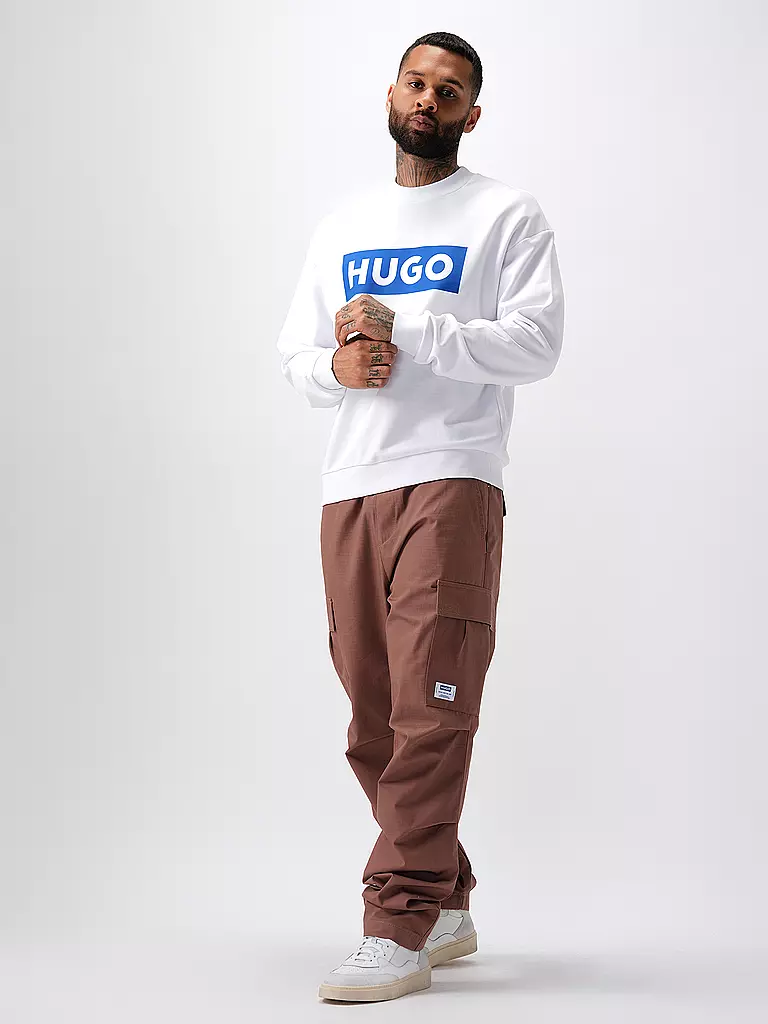 HUGO | Sweat-shirt NIERO | weiss
