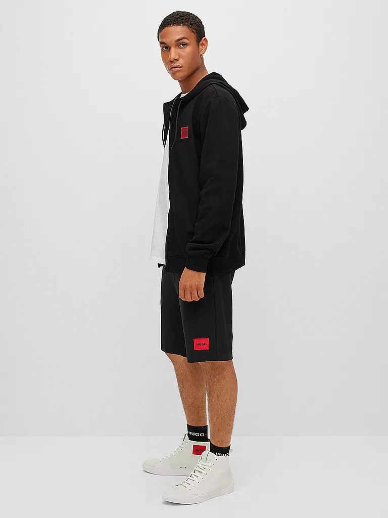 HUGO | Sweat-shirt zippé coupe regular " Daple212 " | schwarz