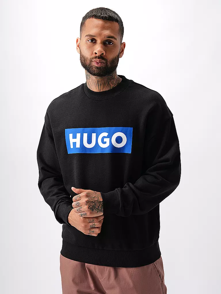HUGO | Sweater NIERO | Noir