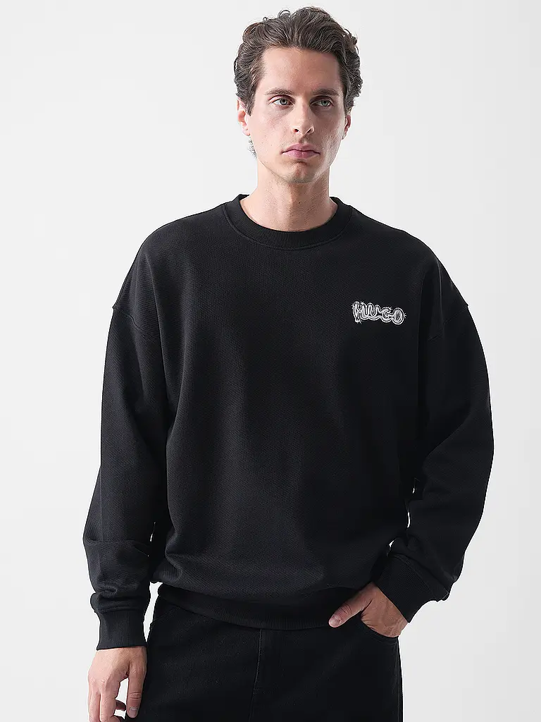 HUGO | Sweater NYROCREW | Noir