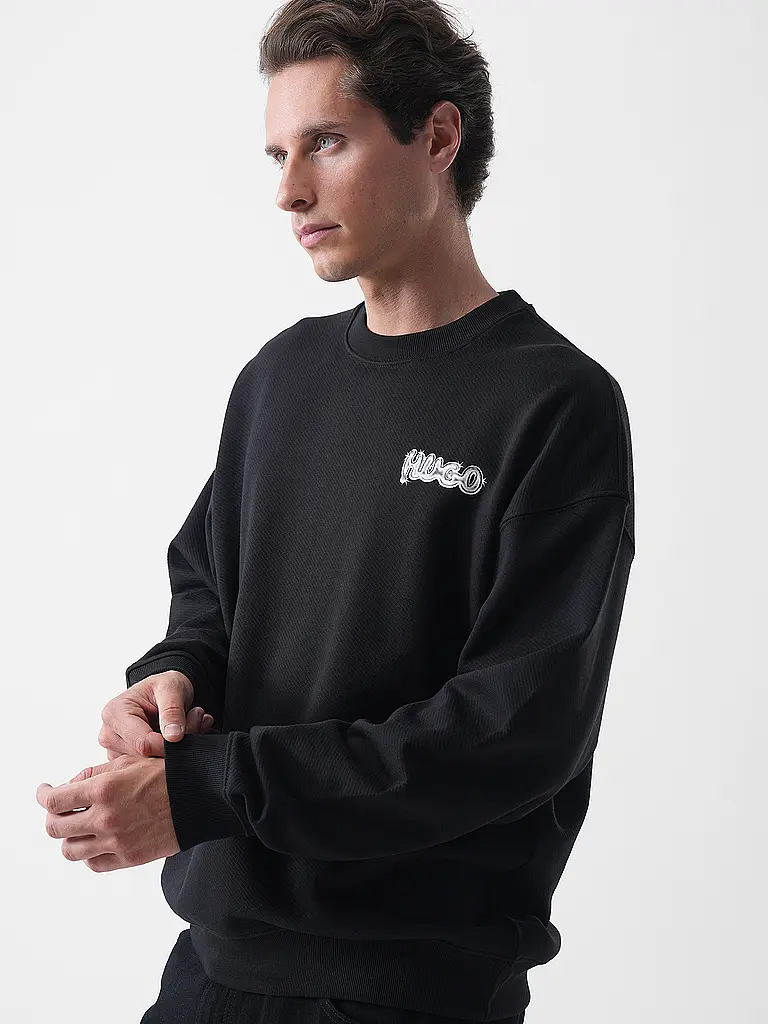 HUGO | Sweater NYROCREW | Noir