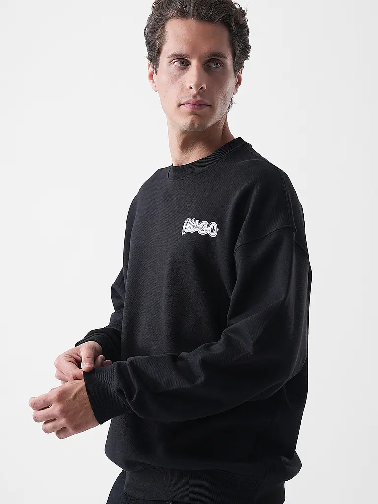 HUGO | Sweater NYROCREW | Noir
