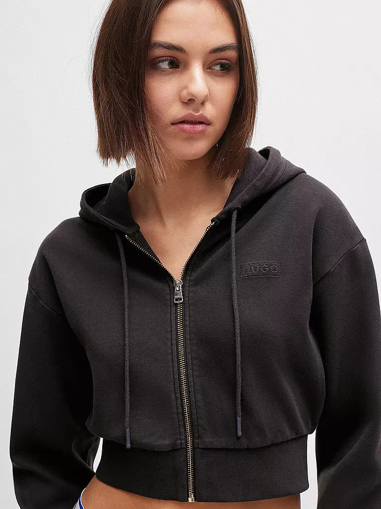 HUGO | Sweatjacke DANETI | Noir