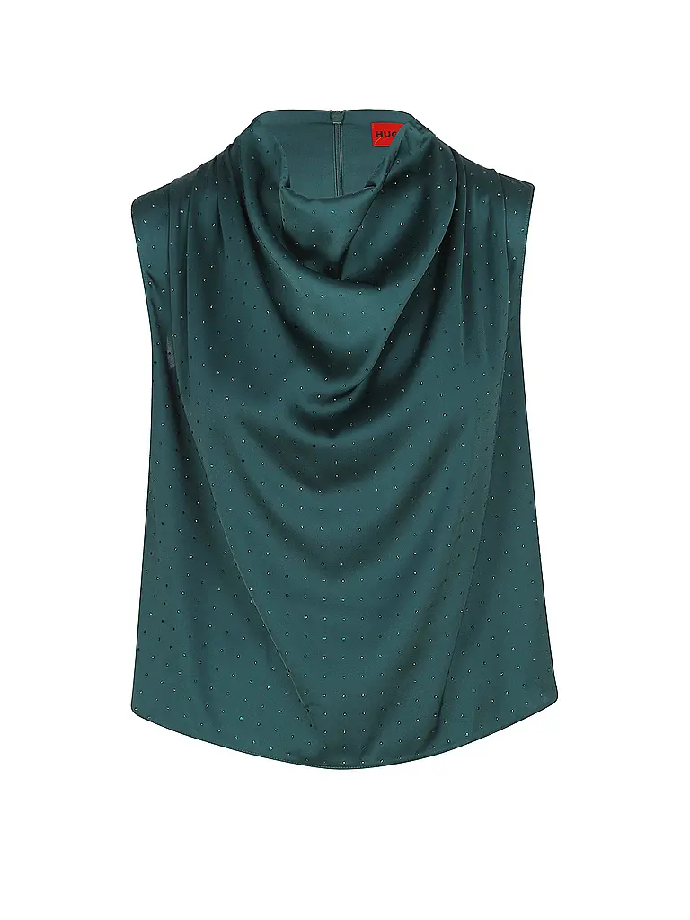 HUGO | T-shirt blouse CASMINI-1 | Vert foncé