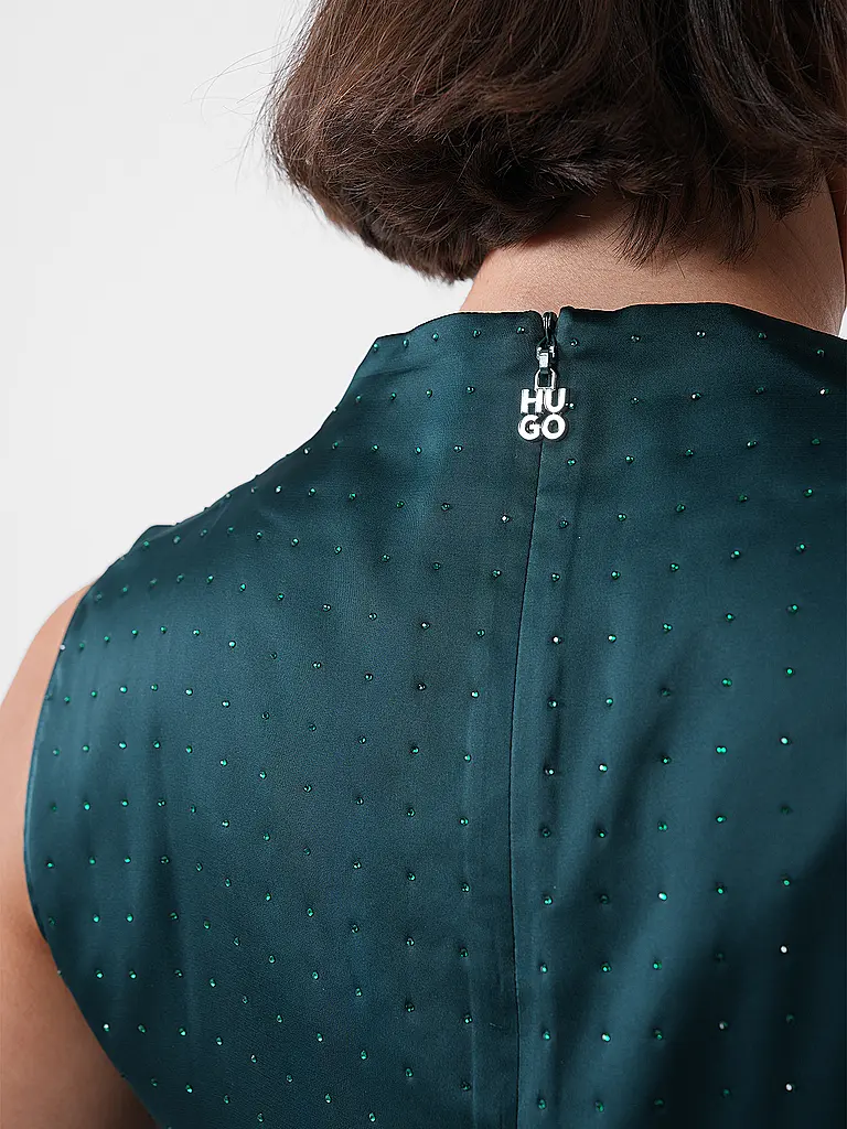 HUGO | T-shirt blouse CASMINI-1 | Vert foncé