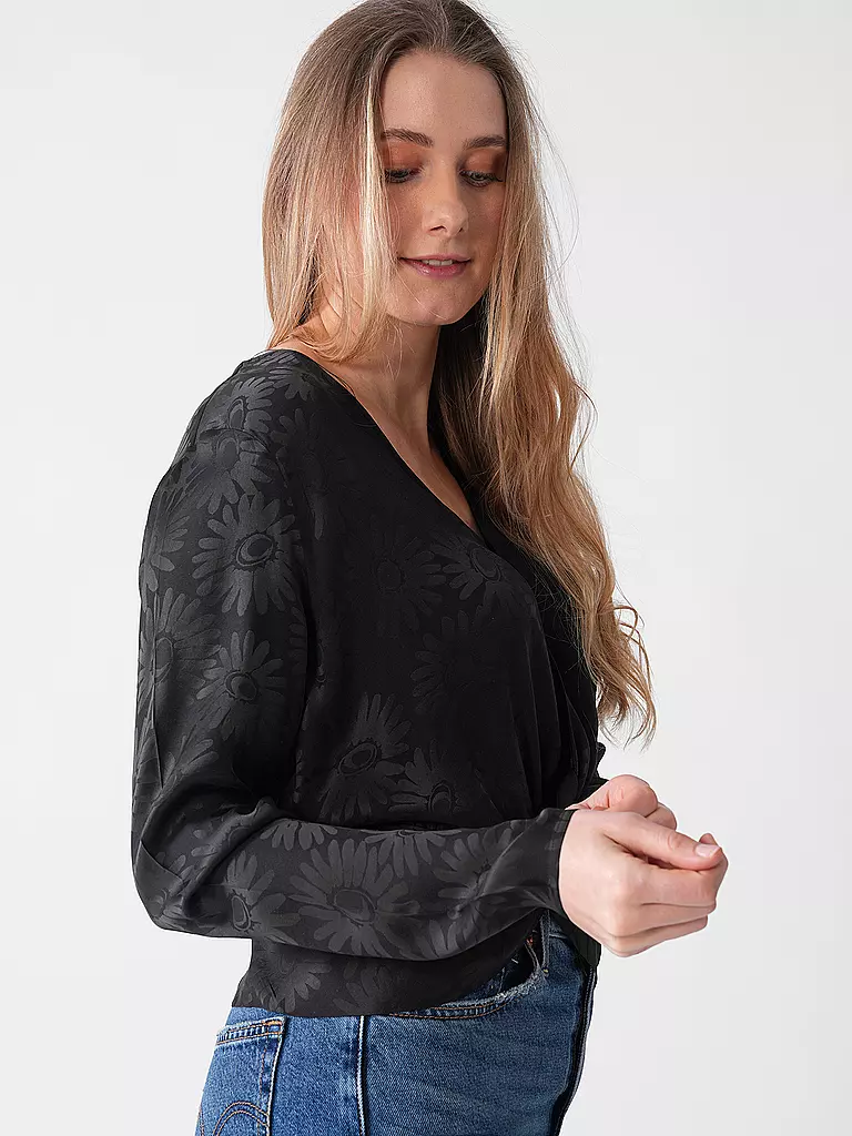 HUGO | T-shirt blouse CILIPH-1 | Noir