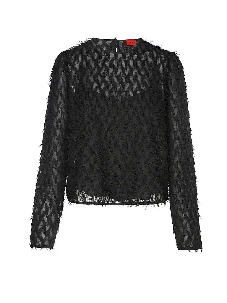 HUGO | T-shirt blouse CUSANI-1 | Noir