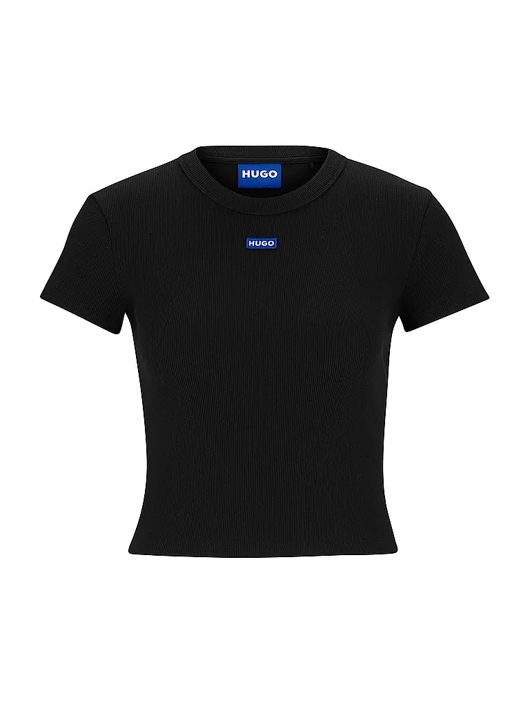 HUGO | T-shirt Coupe Courte | schwarz
