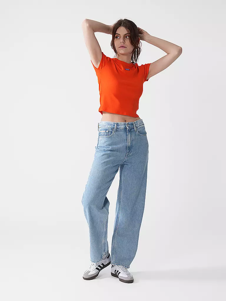 HUGO | T-shirt coupe courte | orange