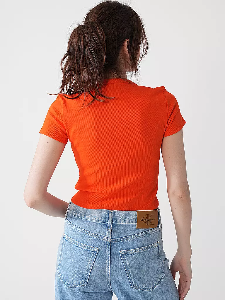HUGO | T-shirt coupe courte | orange