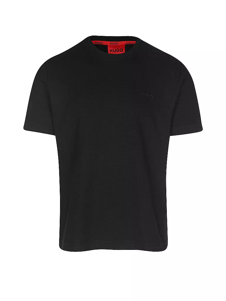 HUGO | T-shirt de détente AUSTIN | schwarz