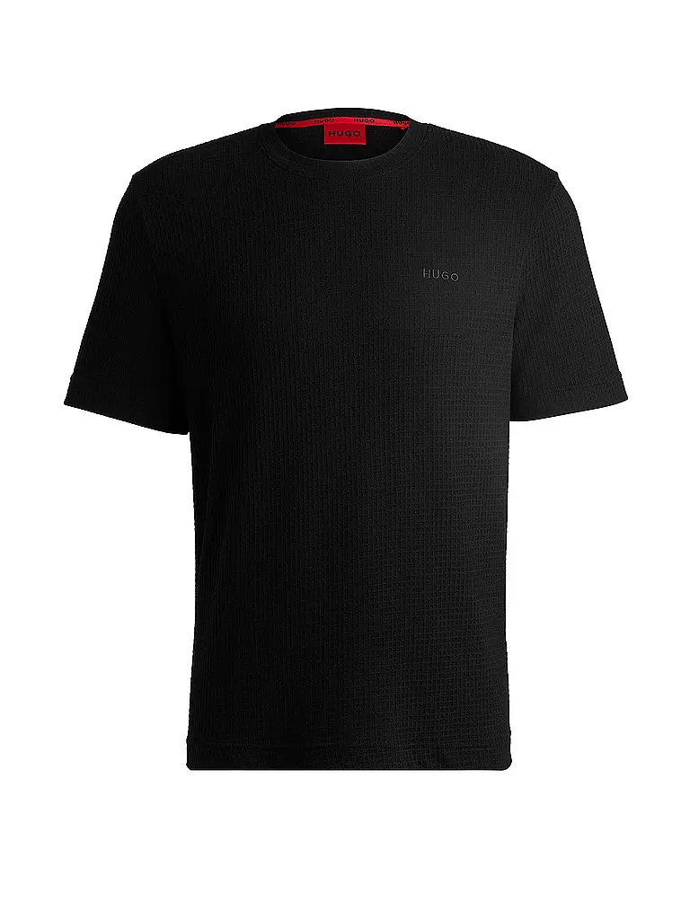 HUGO | T-shirt de détente AUSTIN | schwarz
