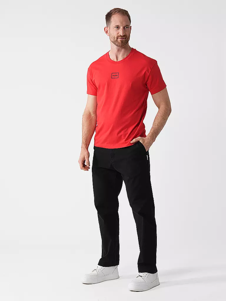HUGO | T-shirt de détente LAZE | rot