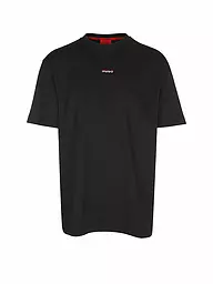 HUGO | T-shirt de détente SPLIT | Noir