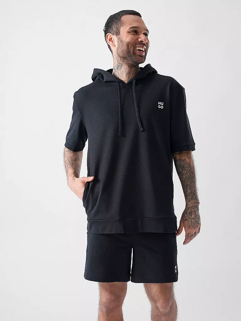 HUGO | T-shirt de détente | Noir