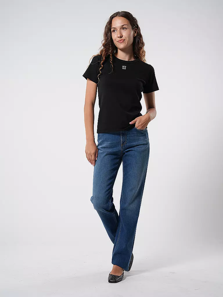 HUGO | T-shirt DELORIS | schwarz